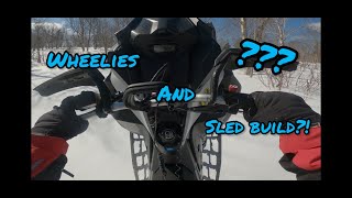 Wheelies And sled build for the 600 EFI [upl. by Mussman]