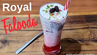 शाही फालूदाफालूदा सेव के साथ Royal Falooda with how to make Falooda sev recipe [upl. by Xonk]