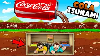 CAN WE SURVIVE THE COCA COLA TSUNAMI IN ROBLOX [upl. by Orimisac]