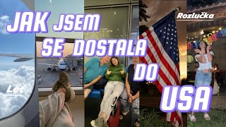 STUDOVAT V USA 🇺🇸 odlet rozlučky balení a basic info vízum 🤘 [upl. by Ahsercel]