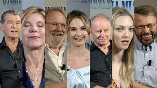 Mamma Mia Here We Go Again actors reveal their favorite ABBA songs [upl. by Jerman]