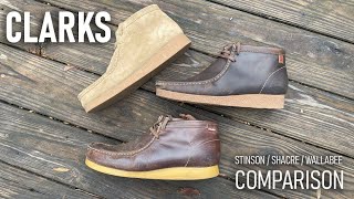 Clarks Wallabees 10 Year Review Stinson vs Shacre vs Originals [upl. by Noirad]