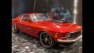 118 1970 Boss 429 Diecast Mustang Model Car Unboxing by Acme Review Candy Apple Red [upl. by Alexina]