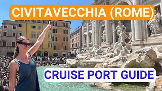 Civitavecchia Italy Rome Cruise Port Guide  10 Best Things to Do in Rome 4K [upl. by Ynnelg]