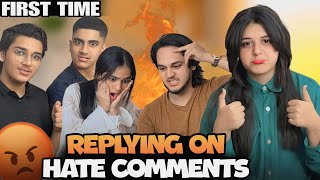 FIRST TIME READING HATE COMMENTS  FUNNY REPLY [upl. by Enovad]