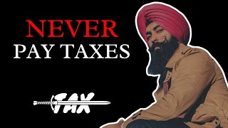 How To LEGALLY Never Pay Taxes  Do This Today [upl. by Hayyifas907]