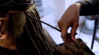 Pose de Locks Homme Coiffure Locks Homme  Locks Twists Tresses Salon [upl. by Lexine326]