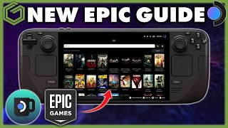 A Great NEW Way to Install EPIC Games on Steam Deck [upl. by Franchot335]