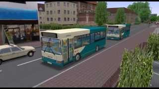 Omsi 1 tour 044 Arriva Dennis Dart Pointer in Sutton Coldfield Map Birmingham 伯明翰 [upl. by Linsk151]