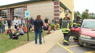 Kronenwetter Fire Department hosts open house for community to see who they are and what they do [upl. by Emina]