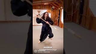 BOABOM vara larga bo staff tibetan martial art [upl. by Yelhs]