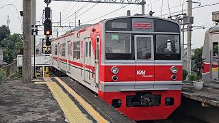 4K Stasiun Cilebut Kompilasi KRL JR 203 JR 205 Tokyo Metro 6000  Commuter Line Lin Bogor [upl. by Ahsiner]