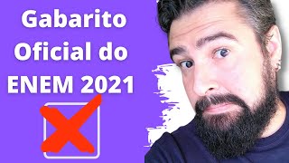 Gabarito OFICIAL ENEM 2021 Linguagens  Resolução comentada [upl. by Yuri992]