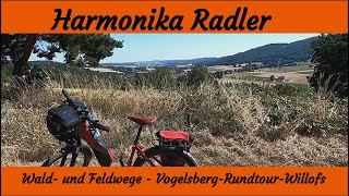 Radtour Wald und Feldwege  Rundtour Vogelsberg über Willofs [upl. by Nitnilc371]