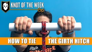 How to Tie the Girth Hitch for a DIY Knot Board Display [upl. by Ainyt]