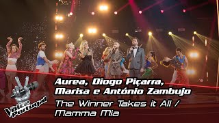 Aurea Diogo Piçarra Marisa Zambujo  quotThe Winner Takes it Allquot  quotMamma Miaquot  The Voice Portugal [upl. by Ern177]