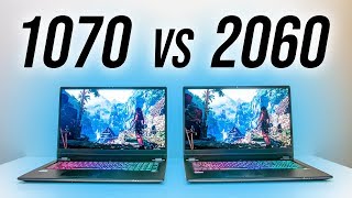 RTX 2060 vs GTX 1070  Gaming Laptop Comparison [upl. by Haven]