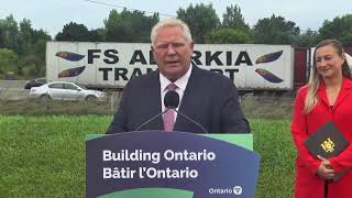 Premier Ford holds a press conference  September 25 [upl. by Ronoh872]