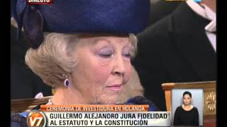 Visión 7 Guillermo y Máxima son reyes de Holanda 7 [upl. by Noryk]