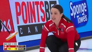 Draw 18  2022 Scotties Tournament of Hearts  Zacharias MB vs Einarson CA [upl. by Matilda]