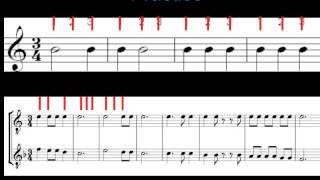 Rhythm Practice 34 Time Signature [upl. by Coad]