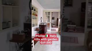 Italy Molise  Cheap VILLA with garden garage and terrace Hill view for sale in Lupara [upl. by Chyou]