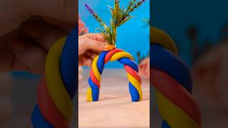 Rainbow Flower Pot DIY for Kids 🌹 [upl. by Simmons306]