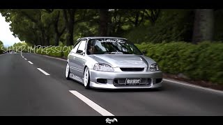 HONDA  CIVIC  EK9  HASBACK  SKILLS  SHARP IMPRESSION  4K [upl. by Nyliuqcaj]