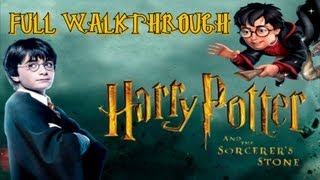 Harry Potter and the Philosophers Stone  FULL Walkthrough 1080p [upl. by Aliab]