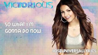 Victorious Cast  Freak The Freak Out Ft Victoria Justice Lyrics On Screen HD [upl. by Ahsimet]