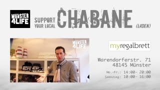 Support your local Chabane 4 MyRegalbrett Münster 4 Life [upl. by Dorsman]