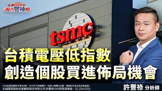 台積電壓低指數 創造個股買進佈局機會｜20240930｜ 許豐祿 分析師｜股市豐神榜 [upl. by Euqilegna5]