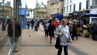 Town Centre Mansfield Nottinghamshire [upl. by Ymmor464]