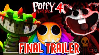 Poppy Playtime Chapter 4  The TIME of the FINAL TRAILER STARTS NOW 😃 SOMETHING BIG COMING SOON [upl. by Novled110]