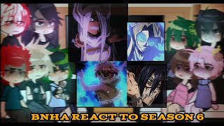 Bnha React to Season 6  part 1  spoilers  BNHAUA [upl. by Lorak890]