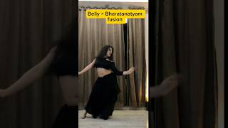 Bharatnatyam × belly dance fusion on Aga Bai🔥 pawniarya bharatnatyam bellydance fusion trending [upl. by Enial]