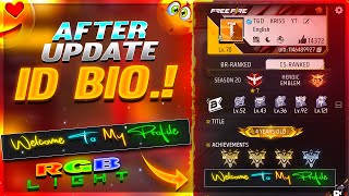 How To Write Colour Text In Free Fire  After Update Free Fire Stylish Bio Trick  FF Id Bio [upl. by Koressa]