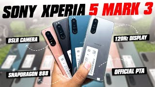 Sony Xperia 5 III Mark 3 First Review DSLR Camera 😍 Beast For Gaming in Mid Range [upl. by Abocaj]