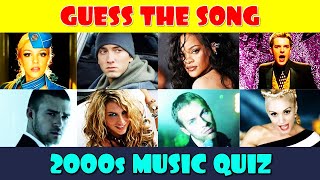 Guess the 2000s Songs Music Quiz [upl. by Malinde414]