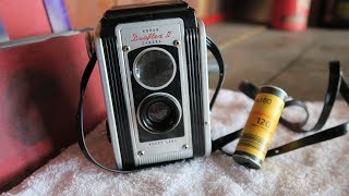 How to modify 120 film for 620 use Film modified and loaded into vintage Kodak camera [upl. by Ailasor]