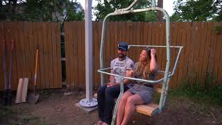 Back Yard Chairlift Install [upl. by Moth]