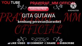 Karaoke kembang perawan Gita Gutawa  lirik [upl. by Lednor]