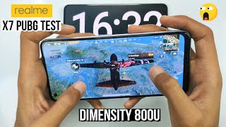 Realme X7 Pubg Test Heating and Battery Test  Dimensity 800U [upl. by Verbenia742]