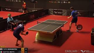 Yuto Muramatsu vs Mateo Mutti  Full Match  Short Form  R32  WTT Feeder Cagliari [upl. by Stephine]