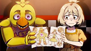 Origin Story of Chica Five Nights at Freddys Animation [upl. by Wooster]