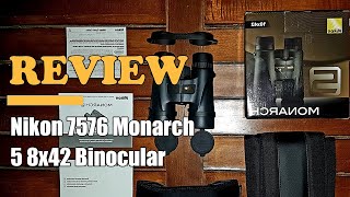 Nikon 7576 Monarch 5 8x42 Binocular  Review 2022 [upl. by Avle]