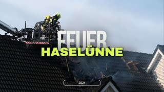 FEUER MEHRFAMILIENHAUS 🔥  Haselünne  🚒 [upl. by Popelka607]