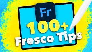 100 Adobe Fresco Tips amp Tricks [upl. by Ataynek]