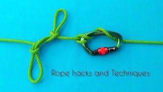 Useful Tips Of Rope You Need To KnowSheepshank Knot Munters Hitch Truckers Hitch [upl. by Concoff]