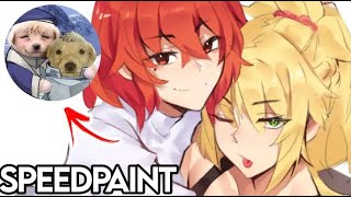 Gudako X Mordred  Speedpaint  FGO [upl. by Ikik]